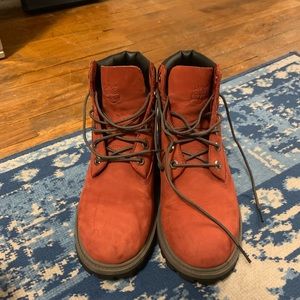 Red Timberland Boots